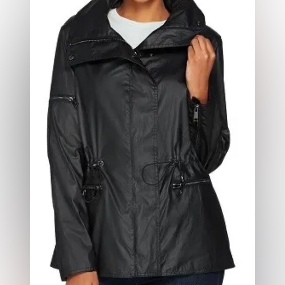 G.I.L.I. Black Hooded Utility Anorak